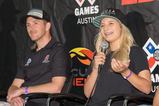 A List photos of X Games Press Conference and practices