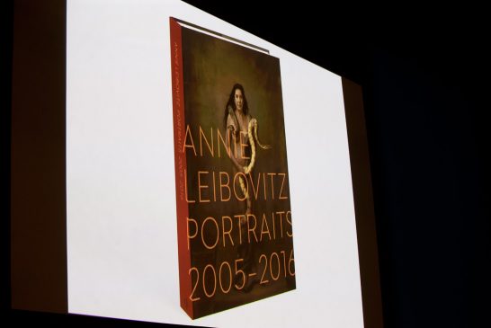 Annie Leibovitz at the Long Center 11/13/2017. © 2017 Jim Chapin Photography