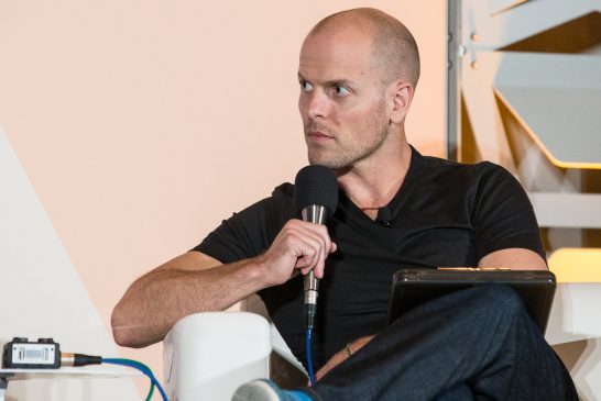 Tim Ferriss and Roland Griffiths at SXSW, Austin, TX 3/11/2018. © 2018 Jim Chapin Photography