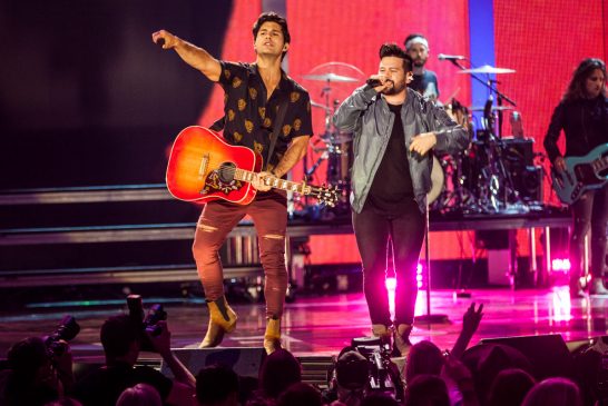 Dan Smyers and Shay Mooney, iHeart Country Music Festival, Photo by Michael Mullinex
