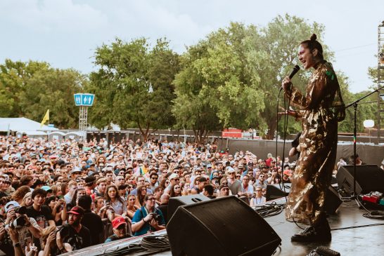 Japanese Breakfast at the Austin City Limits Festival 10/06/2018. Photo by Roger Ho. Courtesy ACL Fest/C3 Photo