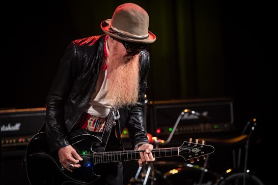 Billy F. Gibbons, Aztec Theatre, Photo by Stan Martin