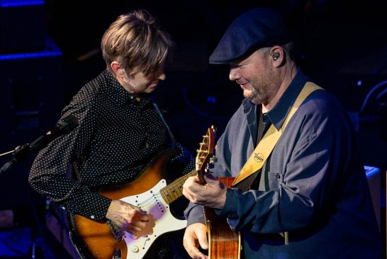 Christopher Cross, Eric Johnson and Monte Montgomery - In Concert for People's Community Clinic at the Paramount Theatre, Austin, TX 1/17/2019. © 2019 Jim Chapin Photography