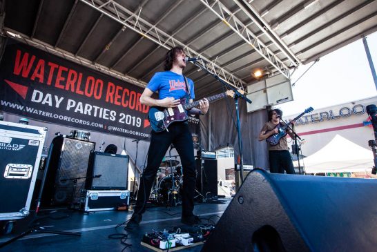 Frankie & The Witch Fingers at Waterloo Records for SXSW, Austin, TX 3/13/2019. © 2019 Michael Mullinex