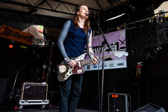 Laura Jane Grace & The Devouring Mothers at the Mohawk for SXSW, Austin, TX 3/15/2019. © 2019 Michael Mullinex
