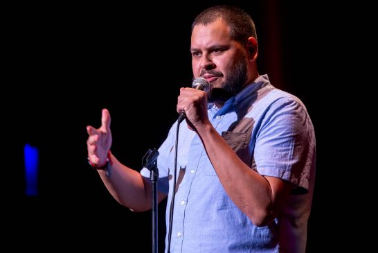 Chris Tellez at the Moontower Comedy Festival at The Paramount Theatre, Austin, TX 4/25/2019. © 2019 Jim Chapin Photography