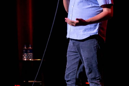 Chris Tellez at the Moontower Comedy Festival at The Paramount Theatre, Austin, TX 4/25/2019. © 2019 Jim Chapin Photography