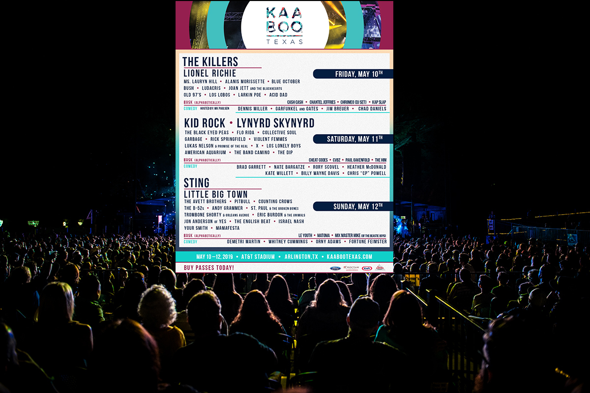 Inaugural KAABOO TEXAS Hell Bent on Providing Something for Everyone