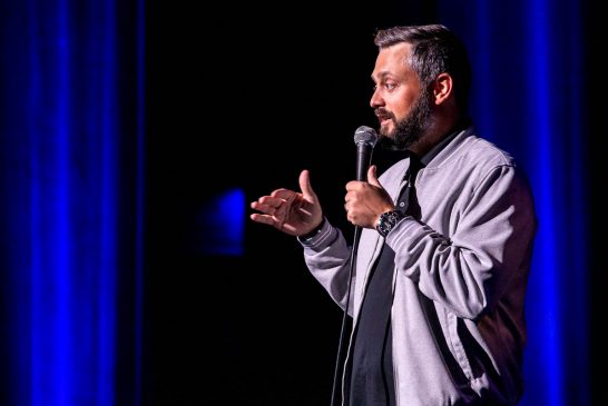 Nate Bargatze at the Moontower Comedy Festival at The Paramount Theatre, Austin, TX 4/25/2019. © 2019 Jim Chapin Photography
