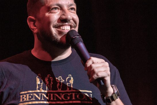 Sal Vulcano at the Moontower Comedy Festival at The Paramount Theatre, Austin, TX 4/26/2019. © 2019 Jim Chapin Photography