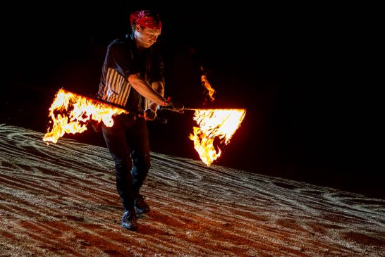 Fire Jugglers at Haute Mess Music Fest, Cedar Park, TX 11/09/2019. © 2019 Jim Chapin Photography