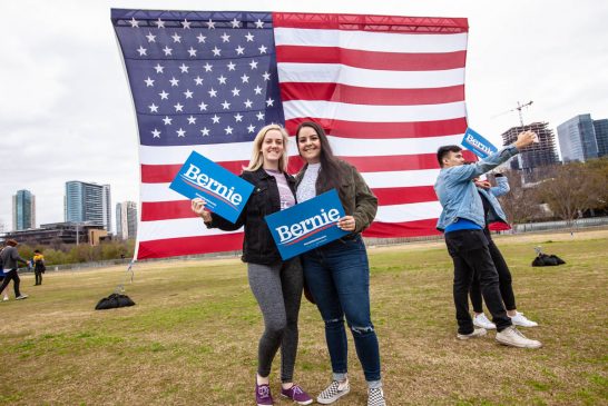 Supporters -Bernie Sanders Rally - Austin Auditorium Shores 2020 3