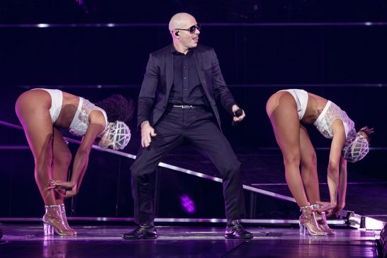Pitbull at Frank Erwin Center 11/22/2017. © 2017 Jim Chapin Photography