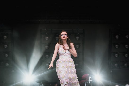 Chvrches at the Austin City Limits Festival 10/06/2018. Photo by Nathan Zucker. Courtesy ACL Fest/C3 Photo