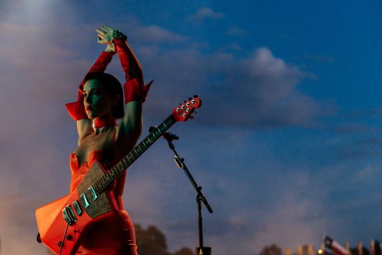 St. Vincent at the Austin City Limits Festival 10/06/2018. Photo by Charles Reagan Hackleman. Courtesy ACL Fest/C3 Photo