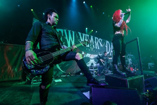New Years Day, Aztec Theatre, Photo by Stan Martin