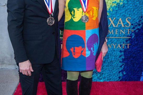 Craig Dykers (Architecture) and Elaine Molinar (Architecture) at the Texas Medal of Arts Awards Red Carpet, Long Center, Austin, TX 2/27/2019. © 2019 Jim Chapin Photography