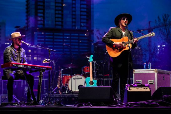 Jamie N Commons on the Lady Bird Lake stage for SXSW, Austin, TX 3/14/2019. © 2019 Michael Mullinex
