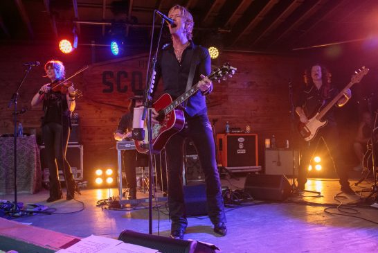 Duff McKagan with Shooter Jennings at Historic Scoot Inn, Austin, TX 6/10/2019. © 2019 Suzanne Cordeiro